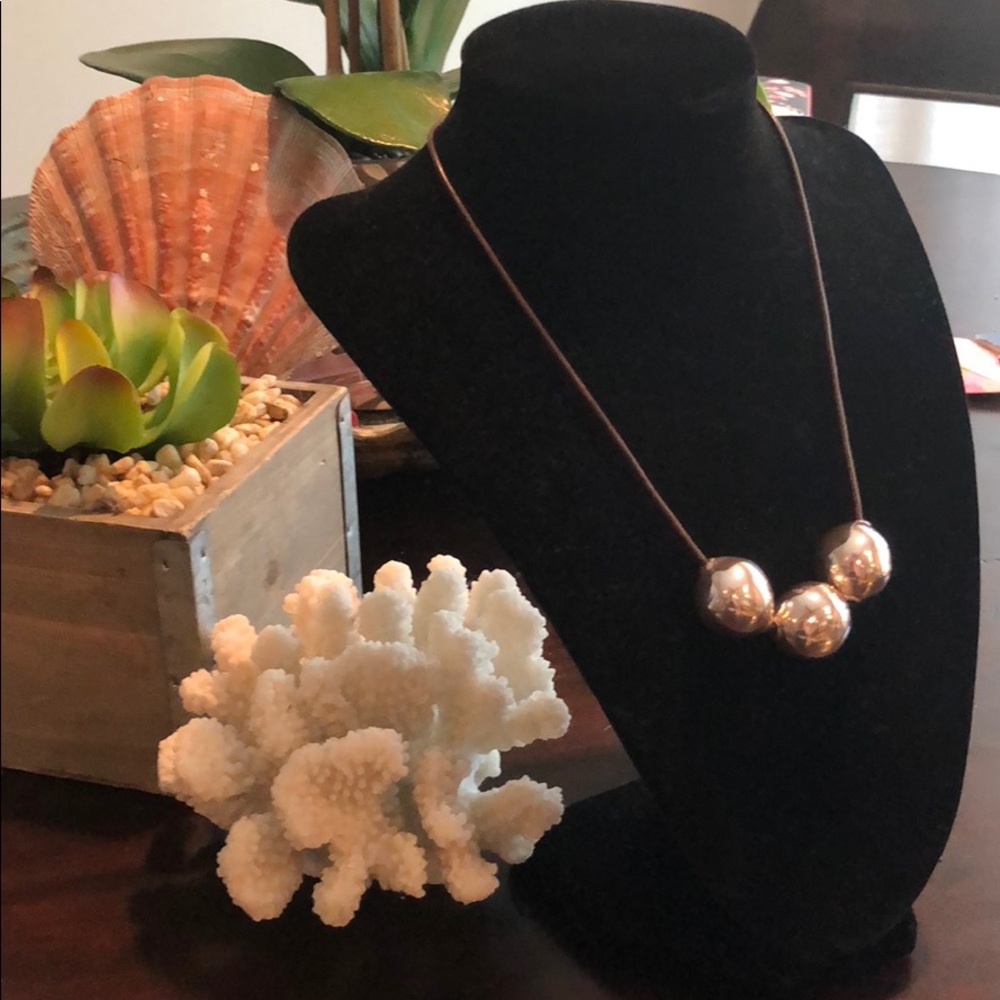 Silpada Sterling Silver & Leather Neckla…